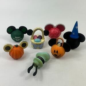 Disney Mickey Mouse Antenna Toppers x7 Holiday Seasonal Car Accessories Foam